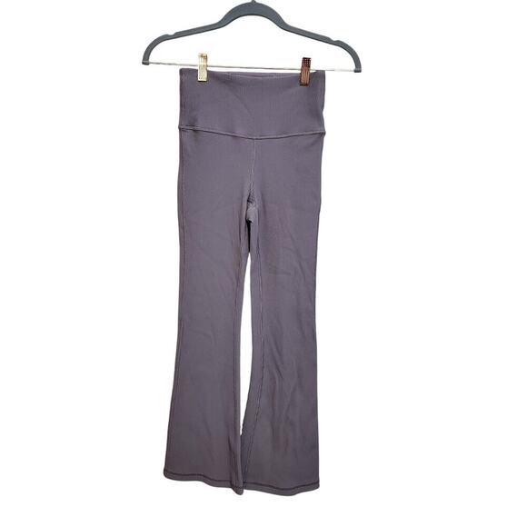 Athleta Elation Rib Crop‎ Flare Pants Size XS - Picture 1 of 10